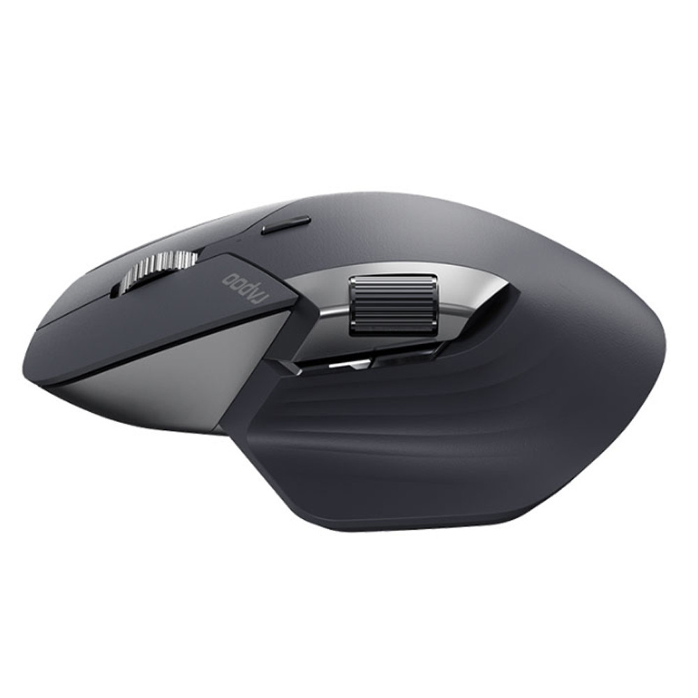 Chuột không dây Rapoo MT760 - Đen (Bluetooth/Wireless/ 4000 DPI/ Pin sạc)