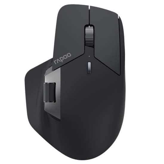 Chuột không dây Rapoo MT760 - Đen (Bluetooth/Wireless/ 4000 DPI/ Pin sạc)