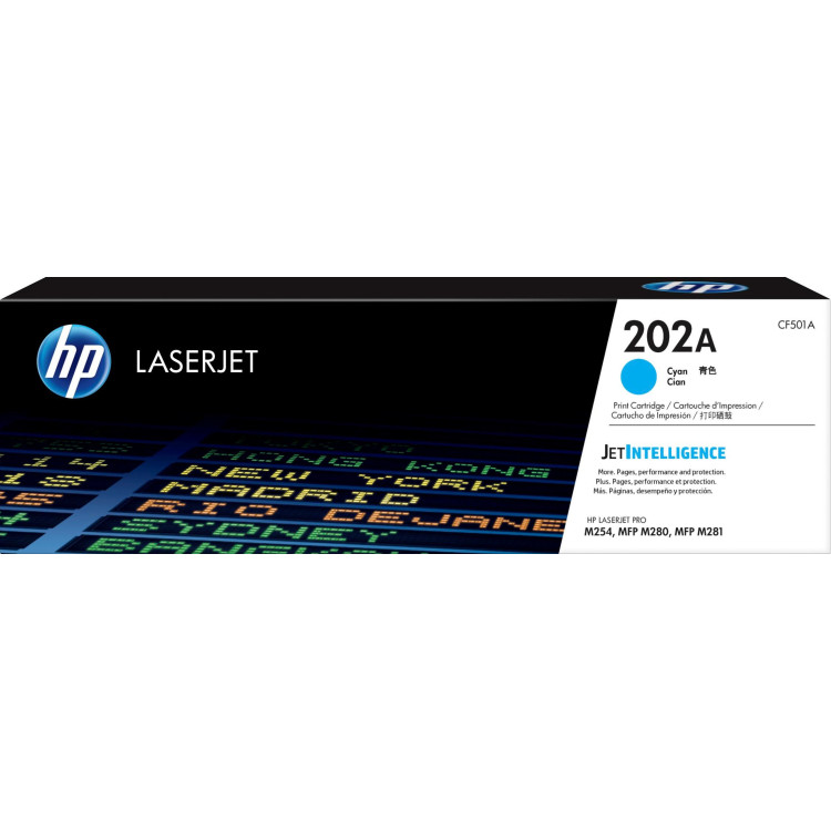 Mực in laser HP 202A Cyan CF501A