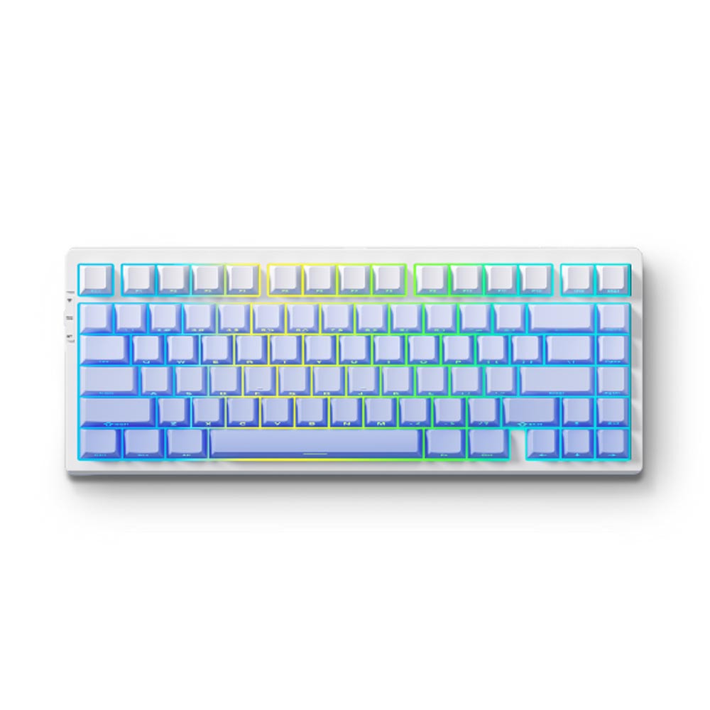 Bàn phím cơ MCHOSE 3 Modes G75 Pro Glacier Gradient Matcha Latte switch